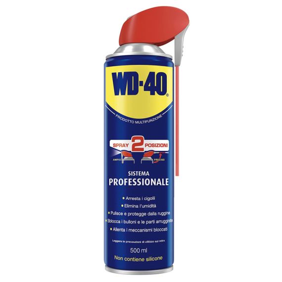 Spray lubrificante vaporizzatore a doppia azione 5in1 500ml WD-40 Spray lubrificante vaporizzatore a doppia azione 5in1 500ml WD-40